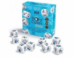 Règles du jeu : Story cubes actions (bleu)