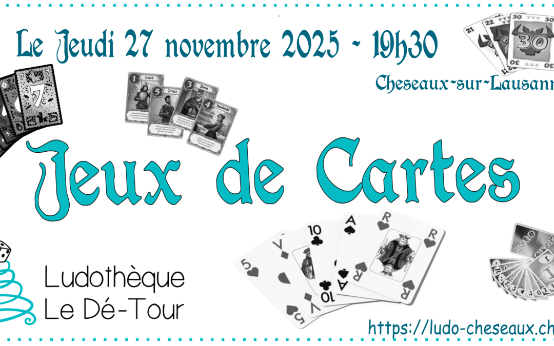 27.11.2025 – Soirée jeux : Cartes
